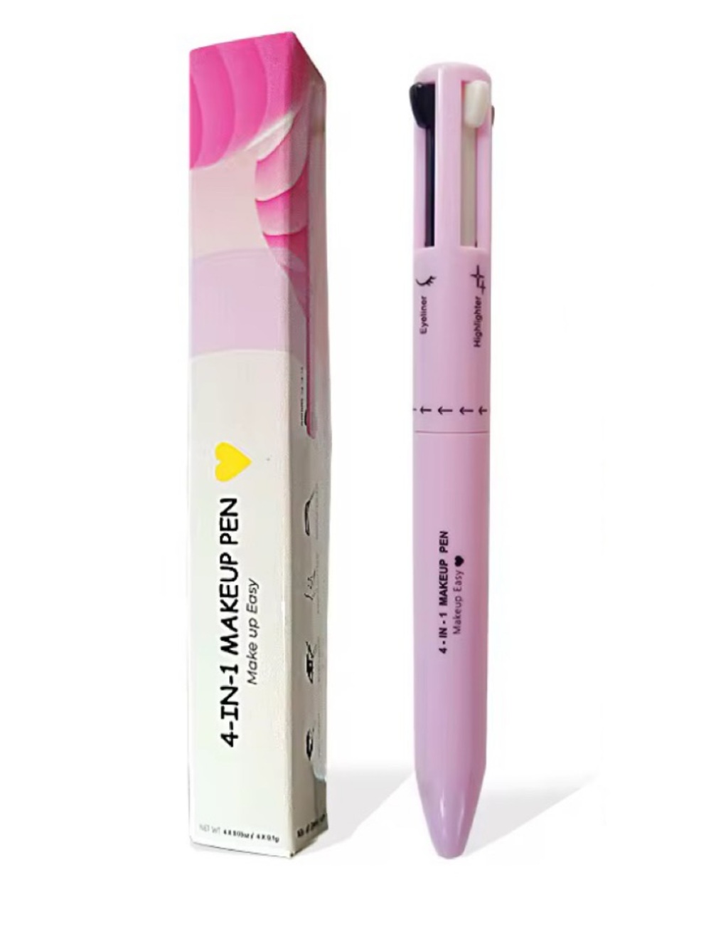 4-in-1 Makeup Pen — Pink Portable Multi-Tool